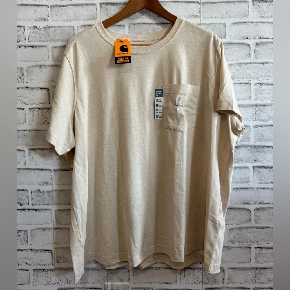 NWT Women’s Carhartt relaxed fit lightweight short sleeve graphic t-shirt, 2X - Picture 2 of 5
